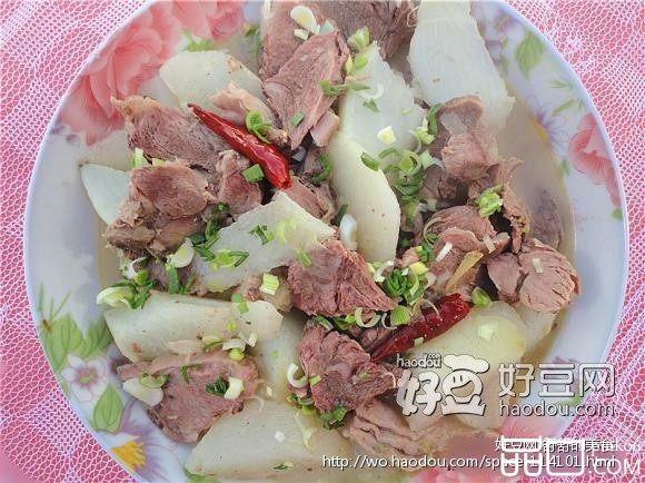 羊肉烧白萝卜