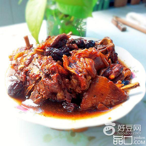 红枣炖羊肉