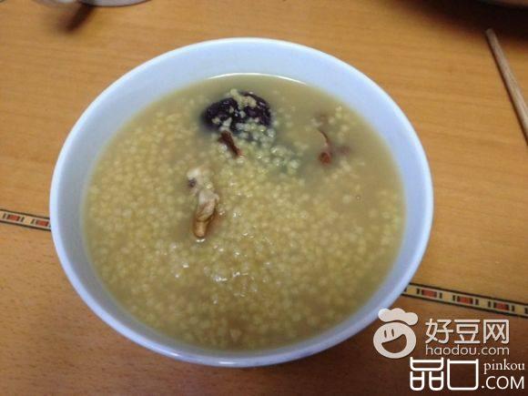 大枣核桃粥