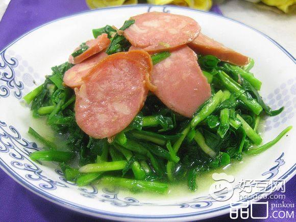 韭菜炒香肠