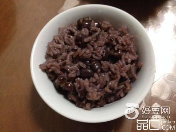 黑米小豆饭