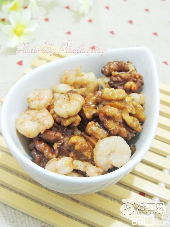 核桃炒虾仁