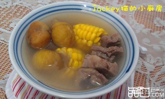 玉米板栗排骨汤