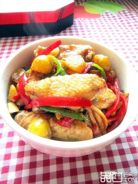 栗子炖鸡翅