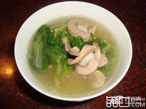 猪腰白菜汤
