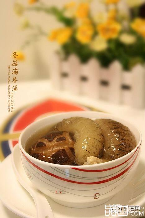 冬菇海参汤