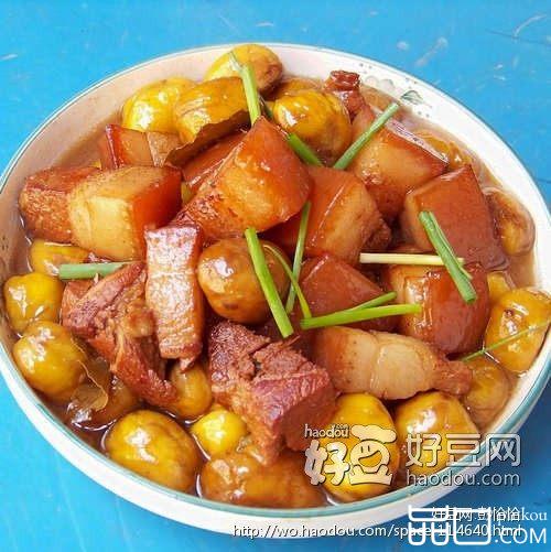 板栗红烧肉（电饭锅版