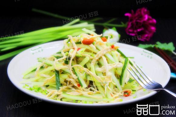 鸡丝拌青瓜