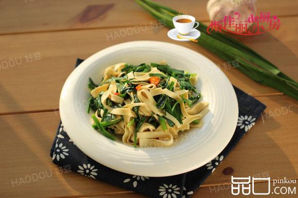 韭菜炒千张#本味家乡