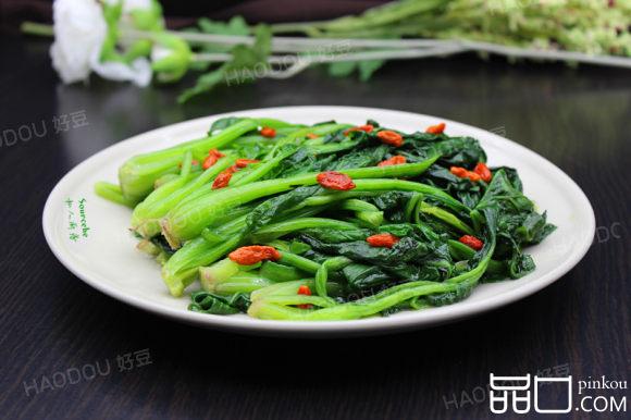 枸杞炒菠菜