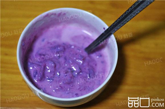 酸奶紫薯泥