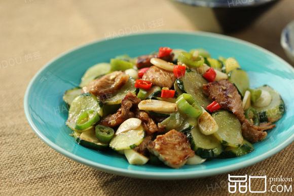 黄瓜小炒肉