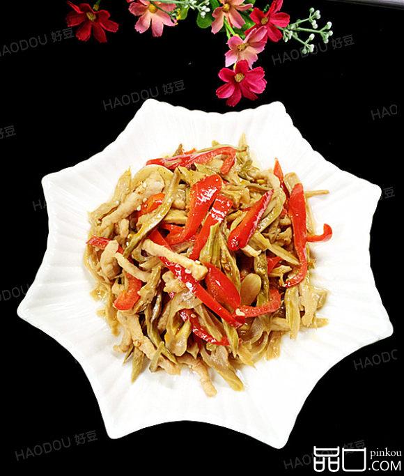 云雾笋干炒肉丝