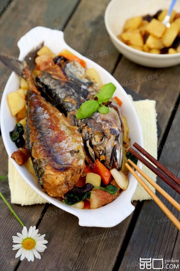 土豆炖鲭鱼