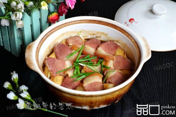 无油版腊肉炖山药