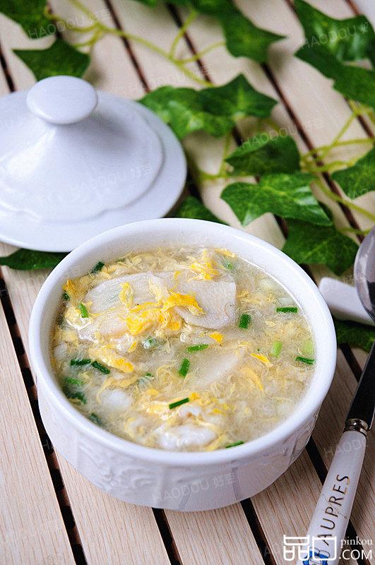山药蛋花汤
