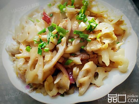 肉丝炒藕