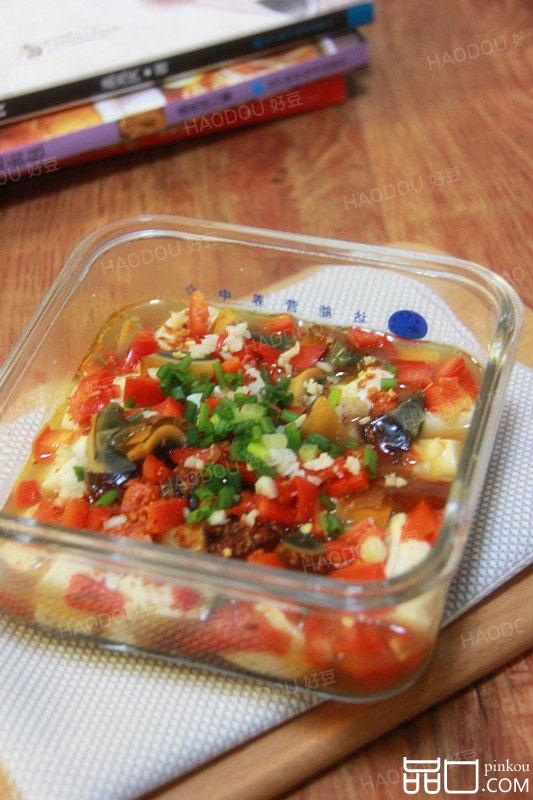 皮蛋蒸豆腐