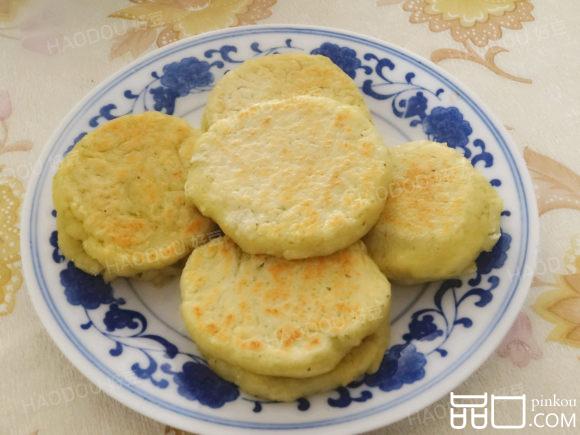 毛豆豆渣饼