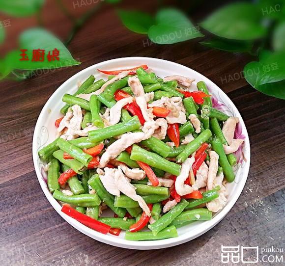 鸡胸肉炒豆角