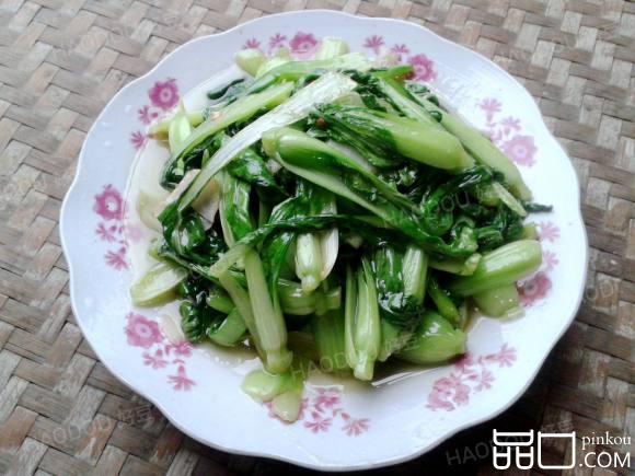 炝炒小白菜