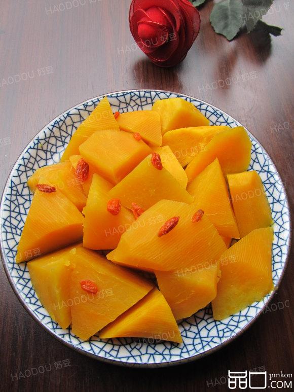 枸杞蒸红薯