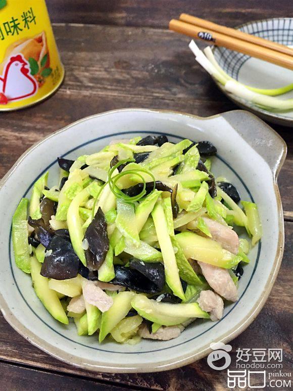 小炒西葫芦肉丝