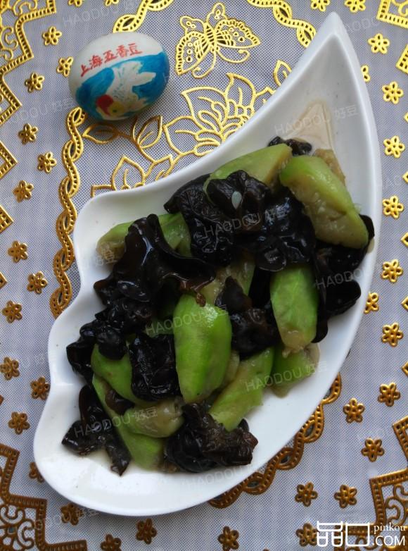 黑木耳炒丝瓜