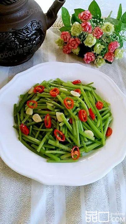 清炒红薯杆
