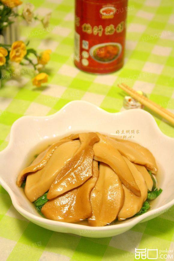 鲍汁螺片生菜