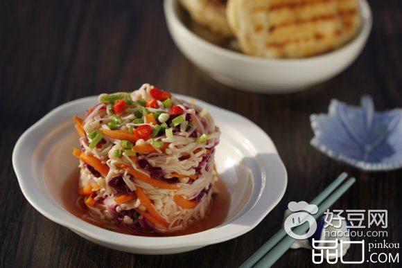 凉拌红油金针菇