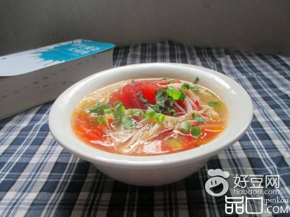 番茄金针菇汤