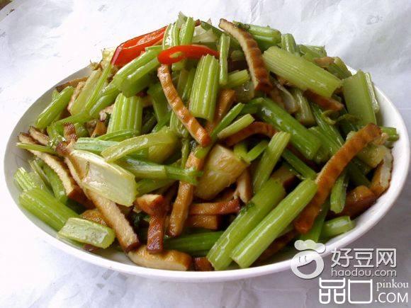 辣炒香干芹菜