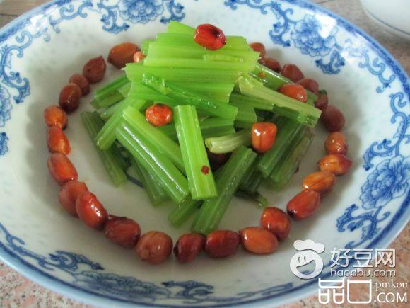 麻油芹菜花生米
