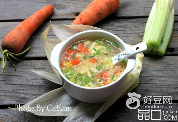 蔬菜藕粉羹