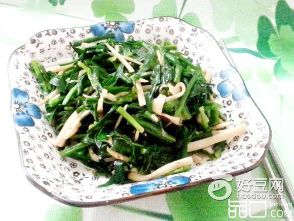 韭菜炒杏鲍菇