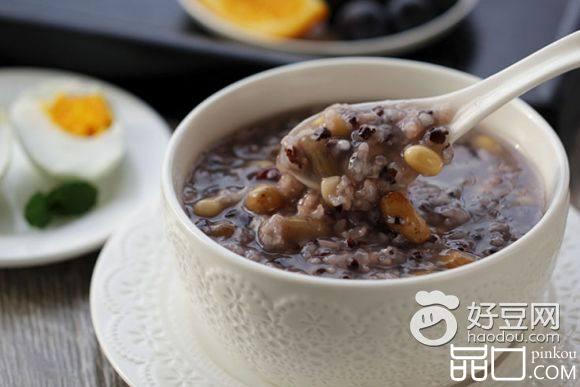 紫米葡萄粥