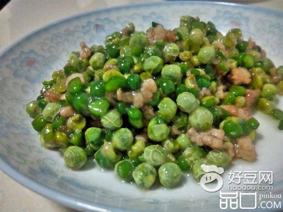 肉末炒豌豆