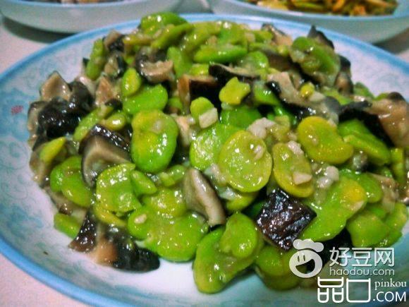香菇滑蚕豆米