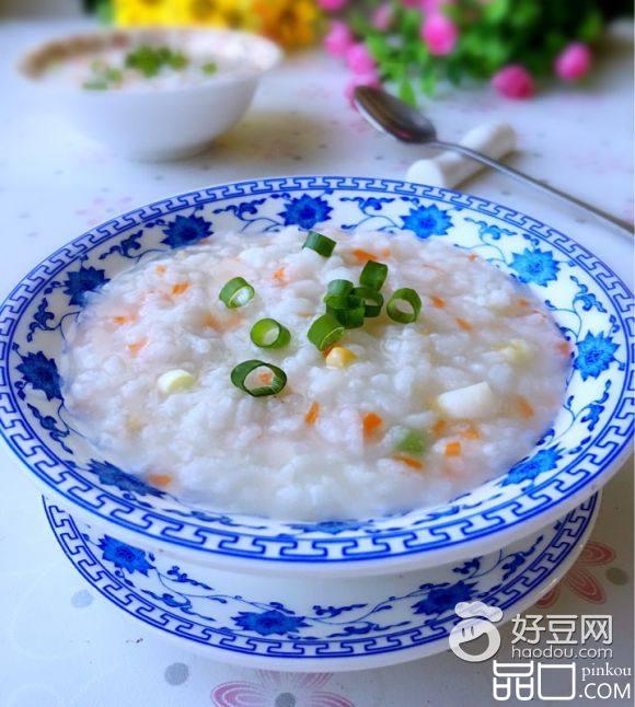 鲍鱼蔬菜粥