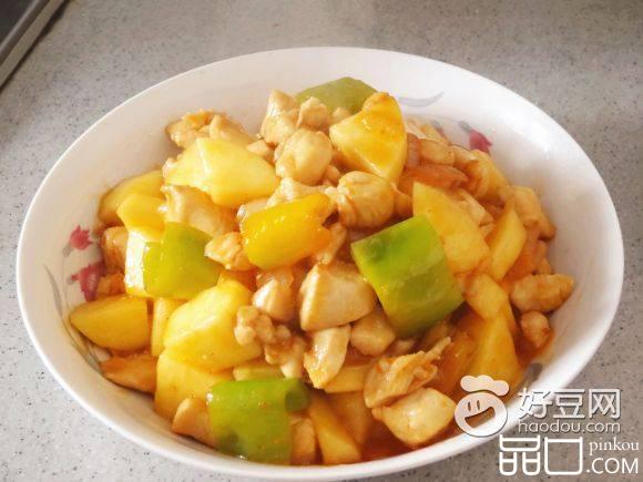苹果鸡丁