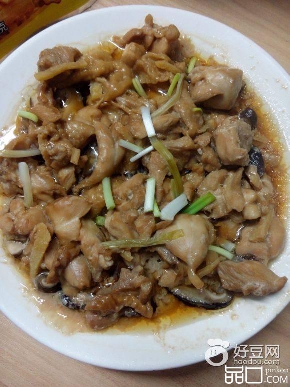 鲜香菇蒸鸡腿肉