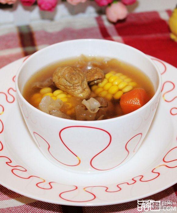 松茸银耳瘦肉汤