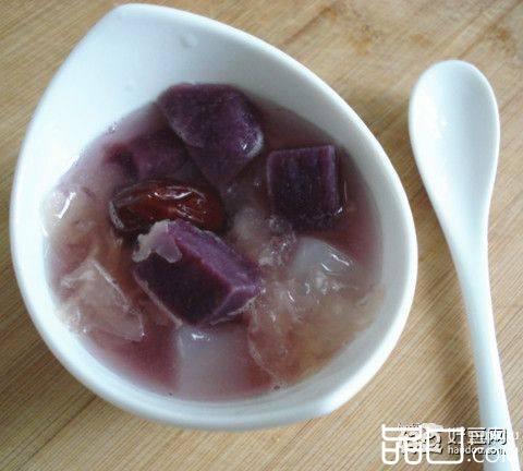 紫薯银耳粥