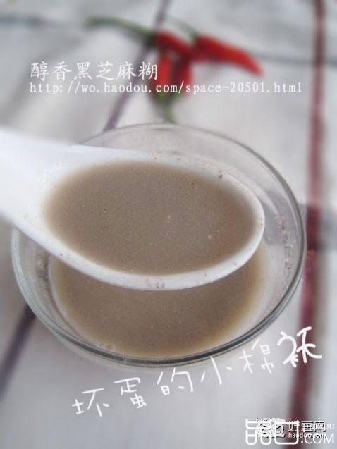 醇香黑芝麻糊
