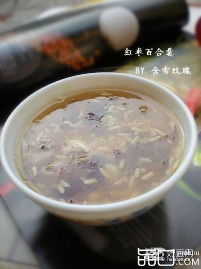 红枣百合羹