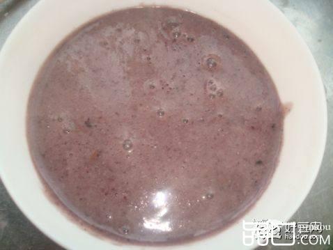黑米花生粥