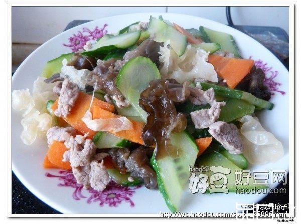 黄瓜炒双耳