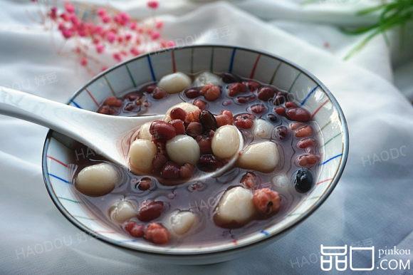 红豆丸子甜汤