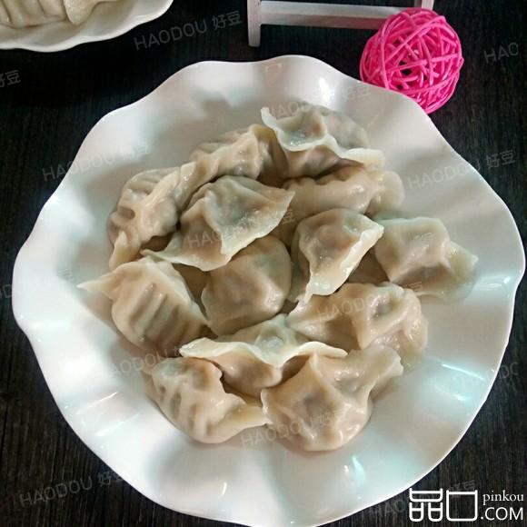 四季豆煮肉水饺
